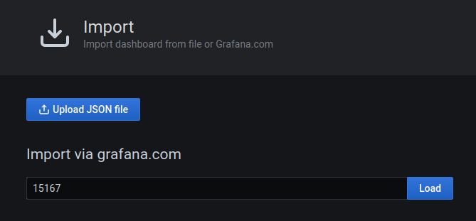 通過 grafana.com 導(dǎo)入