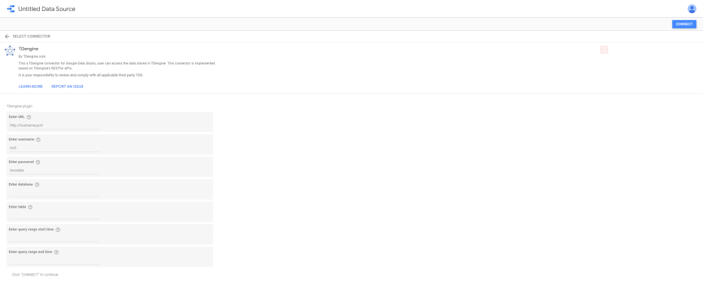 TDengine 連接器上線 Google Data Studio 應(yīng)用商店 - TDengine Database 時序數(shù)據(jù)庫 TDengine Database