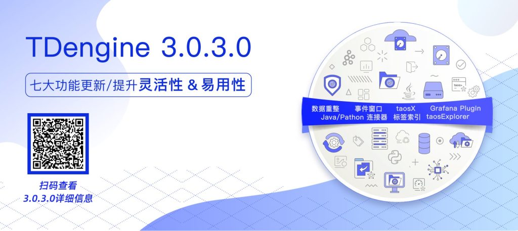 版本發(fā)布:TDengine 3.0.3.0 為數(shù)據(jù)壓縮、事件窗口等七大功能加“Buff” - TDengine Database 時序數(shù)據(jù)庫 TDengine Database