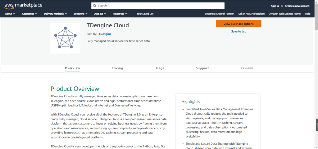 TDengine Cloud 加入 AWS 合作伙伴網絡，助力出海企業(yè)數字化轉型 - TDengine Database 時序數據庫
